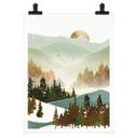 Póster SpaceFrog Designs - Mañana de otoño