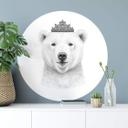 Sticker mural Korenkova - La reine ourse - Rond
