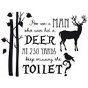 How can a man...wallsticker