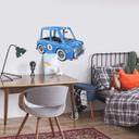 Wallsticker - Agullo - Minibil Blå