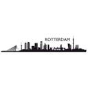 Muursticker Rotterdam Skyline