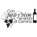 Con pan y vino se anda el camino