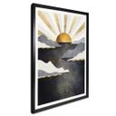 Póster SpaceFrog Designs - Amanecer Dorado