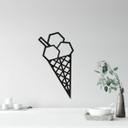Muursticker origami ijs