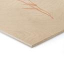 Cuadro de madera abstracto de flores silvestres - Goed Blauw