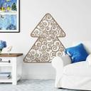 Wallsticker Juletræsornament som vægklistremærke