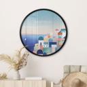 Plakat Huse på Santorini - Rivers