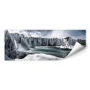 Zelfklevende Poster Scherbina - Islands Waterfall - panorama