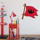 Muursticker Vikingvlag
