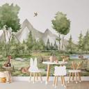 Oliver Robins - fotomural animales lindos en el bosque