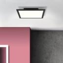 Aufbaupaneel Constantin, schwarz, 29,5 x 29,5 cm, Metall Led panel