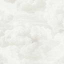 White cream cloud wallpaper - Ikke-vævet tapet med et blødt himmelmotiv