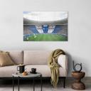 Glasbillede - Hertha BSC - Blå og hvid koreografi på det olympiske stadion