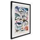 Póster Marrón - Fauna marina