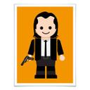 Póster Gomes - Pulp Fiction toy Vincent Vega