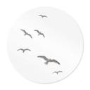 Póster Gaviotas en el cielo - Redondo