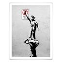 Póster Banksy - El graffiti es un delito