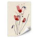 Zelfklevende Poster - Illustrated Poppies