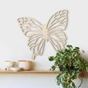 Décoration en bois - Papillon Isabella - Placage bois peuplier