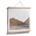 Póster Line Art Montañas y Desierto | Arte Minimal - Alma - Cuadrado