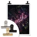 Póster Sisi & Seb - letrero de neón: Respira