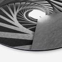 Tableau sur alu Dibond Bunjamin - Rotation - Rond