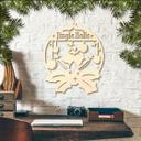 Arte en madera de álamo - Jingle Bells