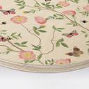 Cuadro de madera Rosas de Navidad rosas en primavera - Diseños ONU - Redondo