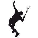 Muursticker Tennisspeler 03