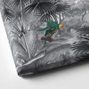 Lienzo Kikki Belle - Aves tropicales blanco y negro
