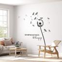 Wallstickers - Mælkebøtte - Sometimes we have to let things go