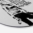 Tableau sur alu-Dibond rond Banksy - Atteindre la grandeur