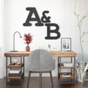 Letras de madera MDF - letras simples - Courier