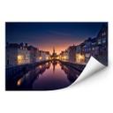 Zelfklevende Poster Garcia - Sunset in Brugge