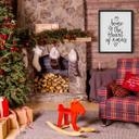 Póster "Corazón de Navidad