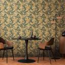 COSMOPOLITAN tapet junglelook petrol guld beige - Ikke-vævet designertapet