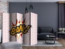 Rumdeler - Graffiti - PENG! , 5-delt - 225x172 cm