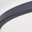 Aufbaupaneel Claire, schwarz, Ø 54,1 cm, Innenleuchte, Neutralweiß