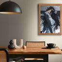 Papel pintado no tejido beige crema monocromo moderno para salón, dormitorio