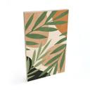Cuadro de madera Ramas abstractas de aspecto tropical | Ilustración botánica - Costa