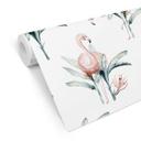 Mønstret tapet Kvilis - Flamingoer