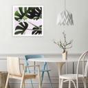 Canvasbillede, Monstera eksotiske blade