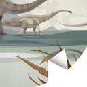 Fototapet - Rundt Braun - Diplodocus - vliesetapet/selvklæbende non-woven tapet