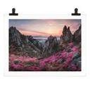Póster Seo - Paisaje rocoso al atardecer
