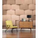 non-woven tapet AluPattern fototapet Designwalls i brun