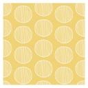 Azulejos Adhesivos Boho - círculos sol amarillo - lote de 12