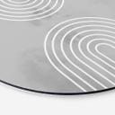 Tableau sur alu-Dibond 1X Studio - Arcs en glace - Rond