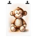 Póster Little Monkey - Magnusson
