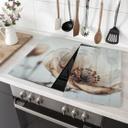 Kogeplade med tørrede blomster beige naturpoesi - Treechild