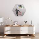 Hexagone - alu-Dibond Banksy - Les jeux olympiques